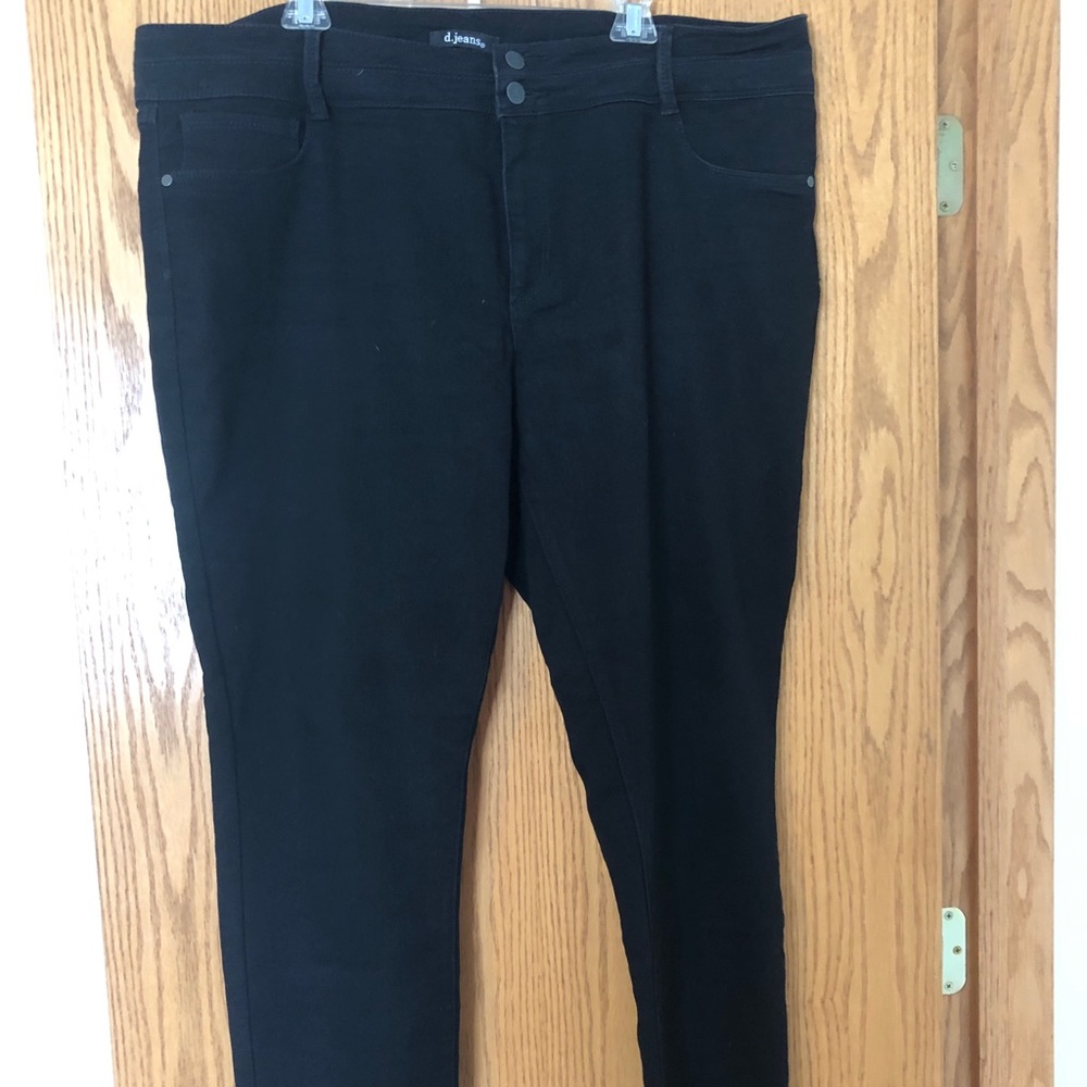 d.jeans plus size black jeans
